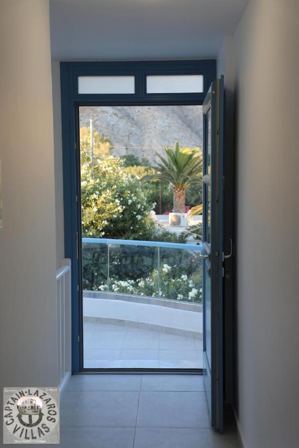 Located By The Sea One Beachfront Private Captain Lazaros Pool Villa With Loft In 750Sqm Spacious Private Plot-Jacuzzi-Sunrelax-Furnished Terace-Gazebo-Private Parking,Sleep 3 Adults And 2 Children, Just Steps From The Black Beach-Seaview ペリッサ エクステリア 写真