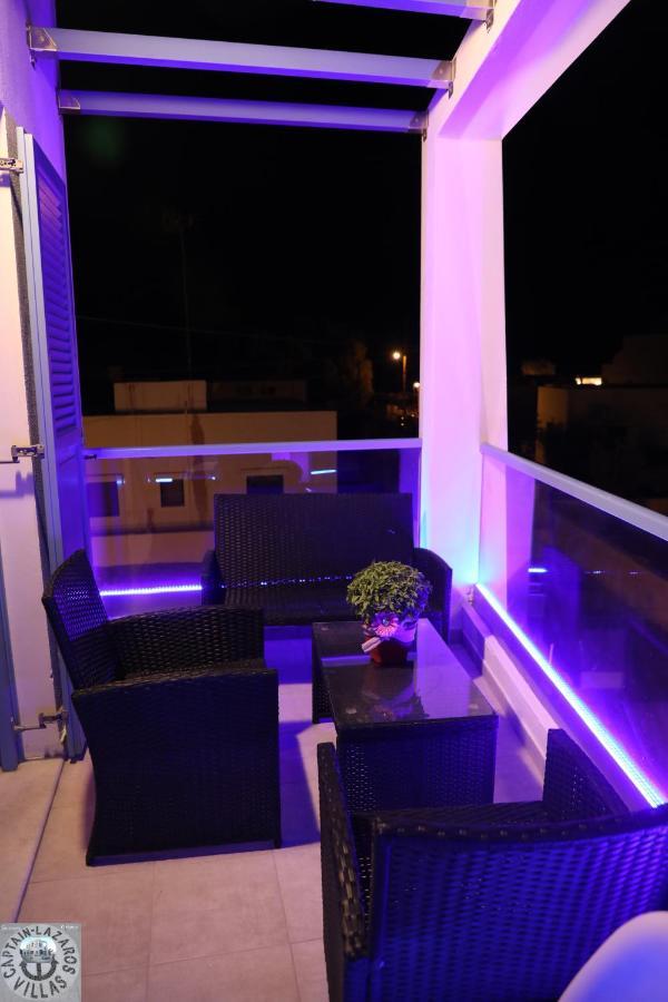 Located By The Sea One Beachfront Private Captain Lazaros Pool Villa With Loft In 750Sqm Spacious Private Plot-Jacuzzi-Sunrelax-Furnished Terace-Gazebo-Private Parking,Sleep 3 Adults And 2 Children, Just Steps From The Black Beach-Seaview ペリッサ エクステリア 写真