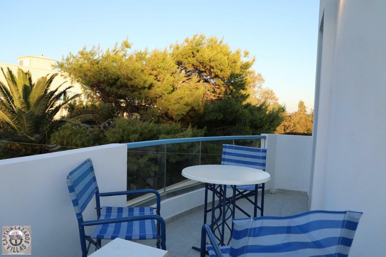 Located By The Sea One Beachfront Private Captain Lazaros Pool Villa With Loft In 750Sqm Spacious Private Plot-Jacuzzi-Sunrelax-Furnished Terace-Gazebo-Private Parking,Sleep 3 Adults And 2 Children, Just Steps From The Black Beach-Seaview ペリッサ エクステリア 写真